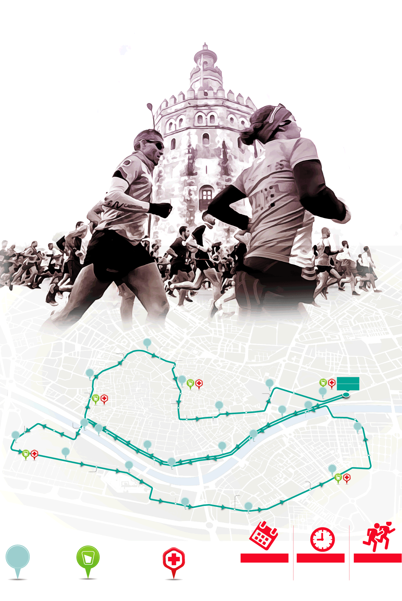 Parcours de la Médié Maratón de Séville