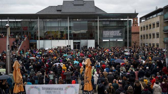 Manifestation à Aschaffenburg