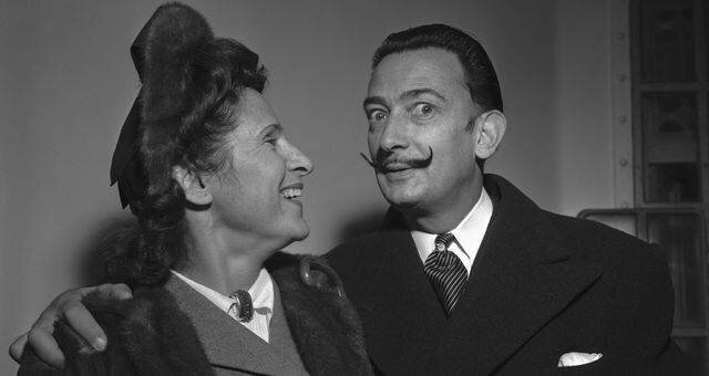 Gala et Dali à New York en décembre 1948 ©Getty - Bettmann