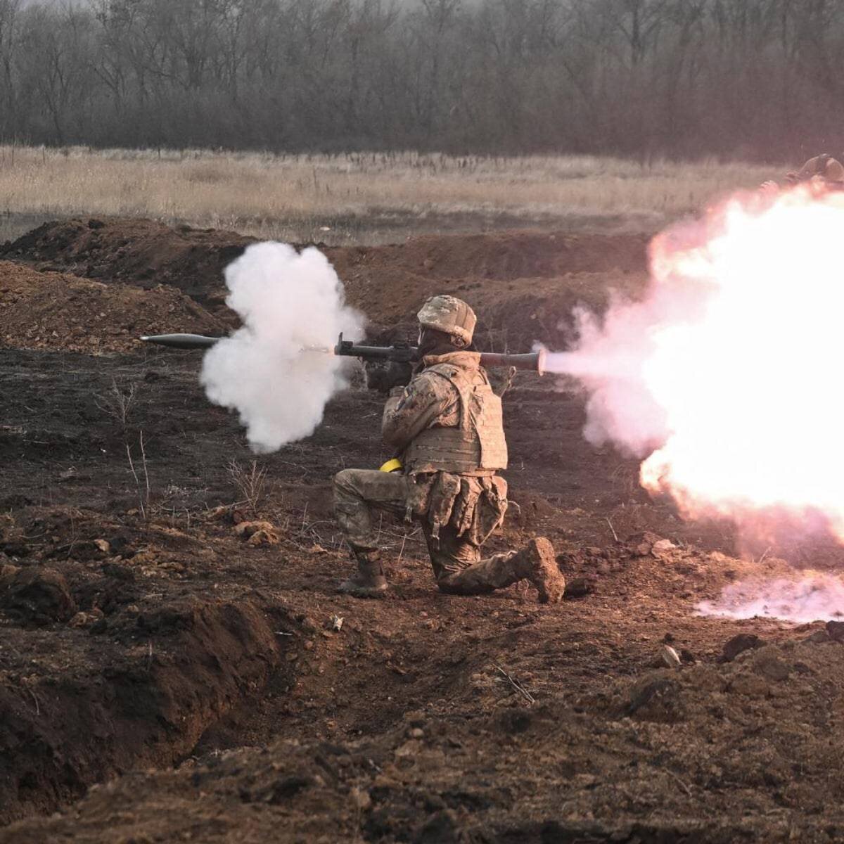 La Ukraine défend son territoire contre la Russie.