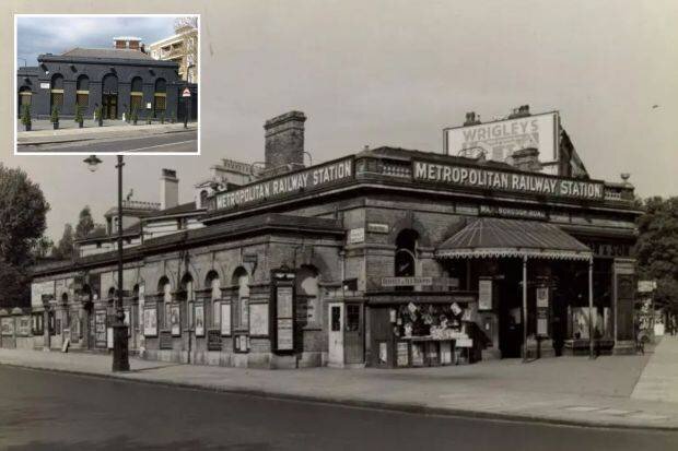 Ancienne station de métro transformée en restaurant chinois