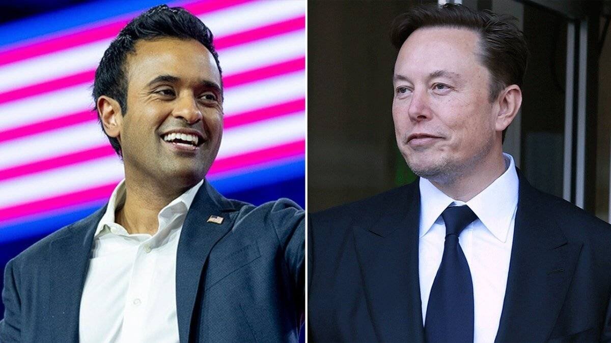 Vivek Ramaswamy et Elon Musk