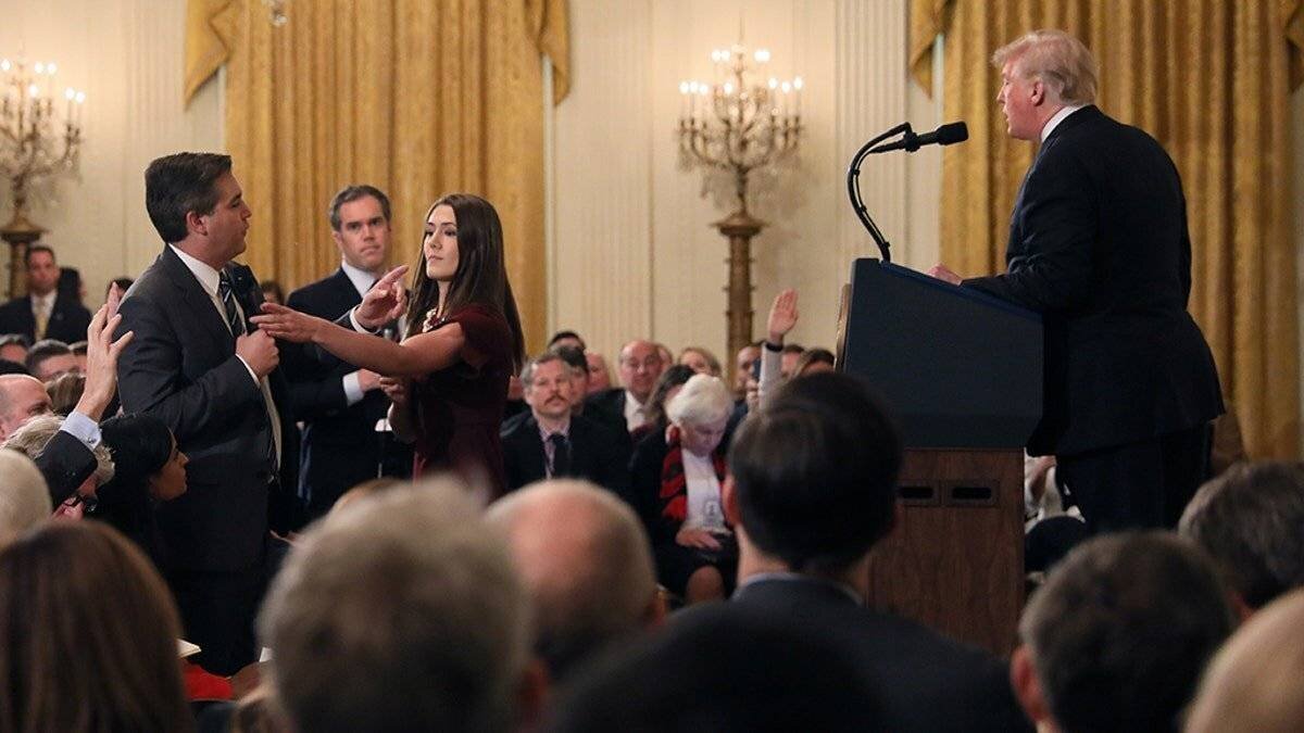 Jim Acosta et Donald Trump