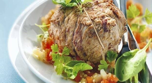 Paupiette de veau farcie aux légumes