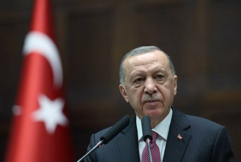Réunion du président turc Recep Tayyip Erdoğan