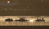 Les secours recherchent des victimes de l'accident sur la rivière Potomac. Photo Andrew Caballero-Reynolds/AFP