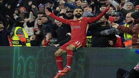 Mohamed Salah et Jamie Carragher
