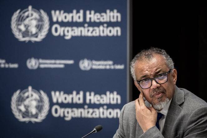 Le directeur général de l’Organisation mondiale de la santé, Tedros Adhanom Ghebreyesus, au siège de l’OMS, à Genève, le 10 décembre 2024.