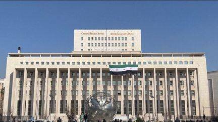 Une rue animée de Damas