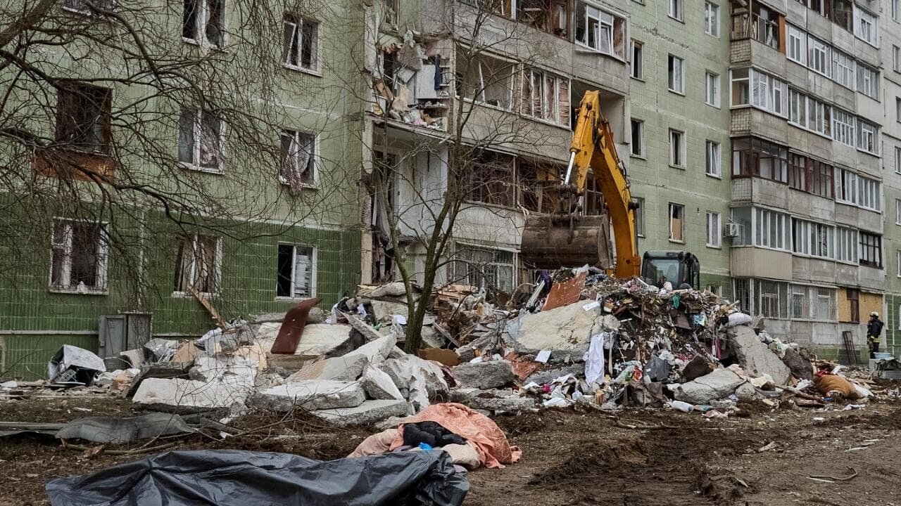 Zelensky lors d'une déclaration