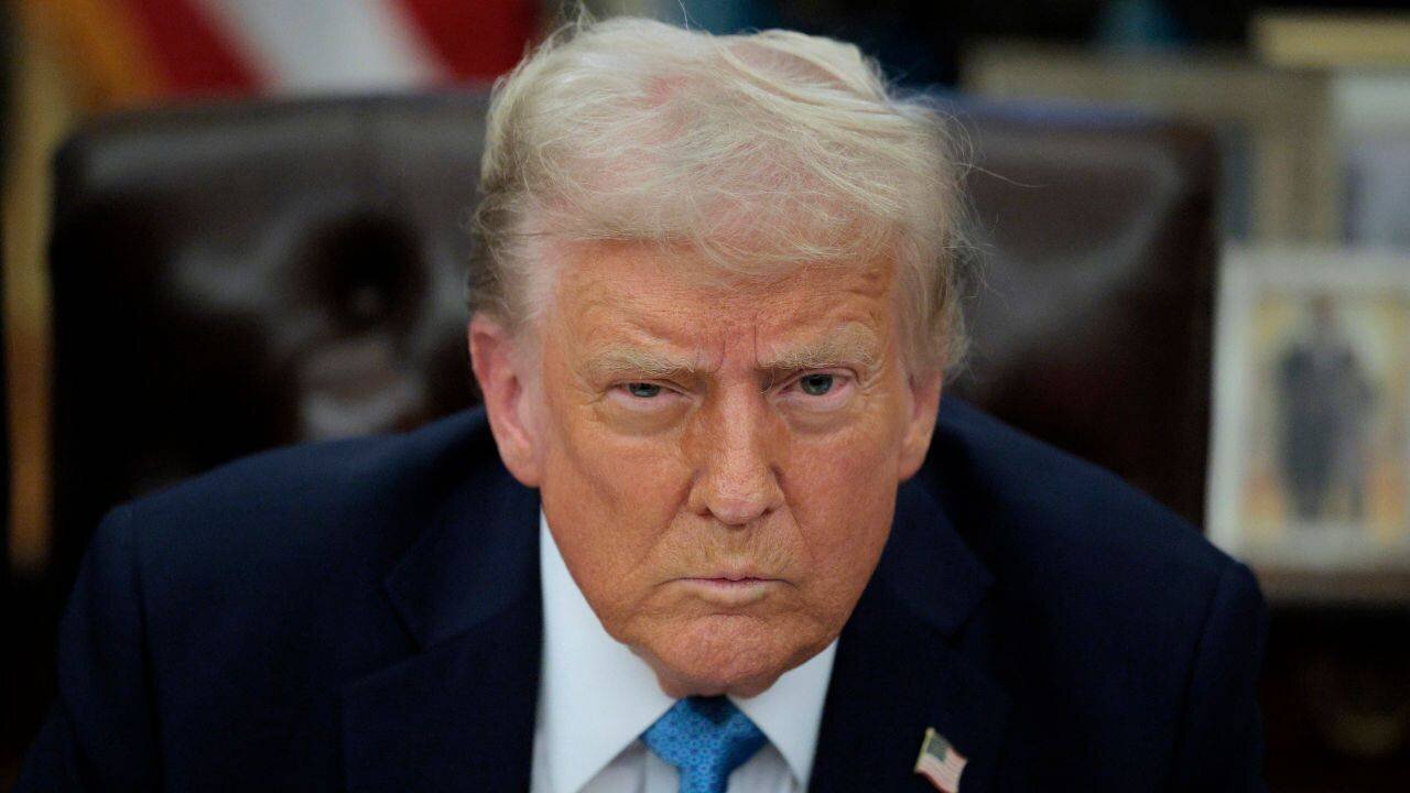 President Trump Signs Executive Orders In The Oval Office