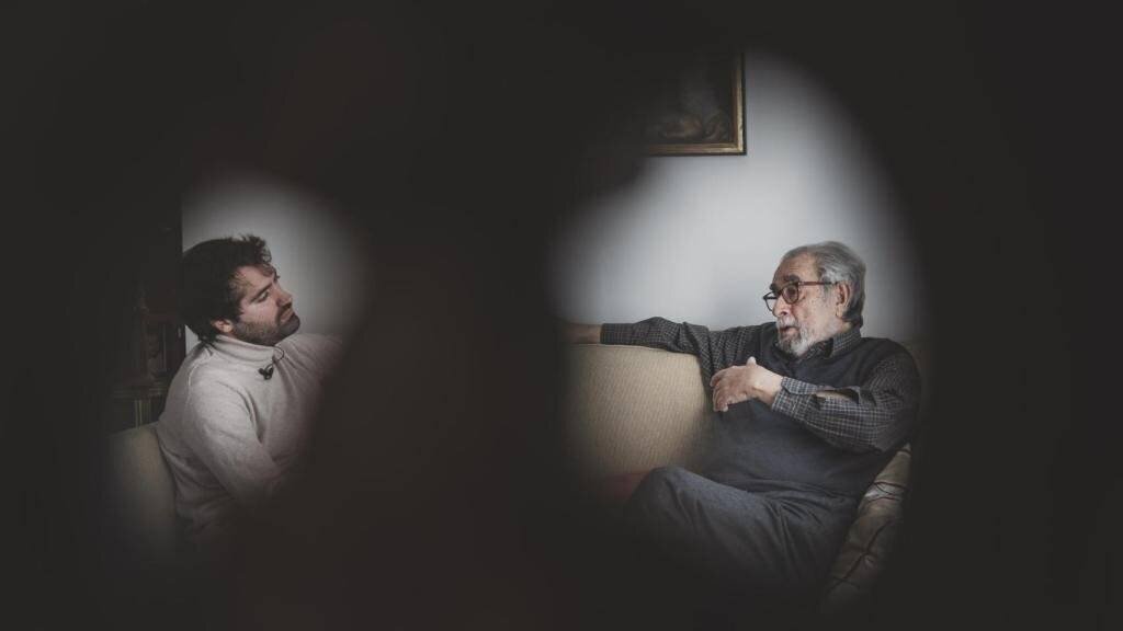 L'entretien a été célébré dans le même salon où se trouve le piano de Gerardo Diego.