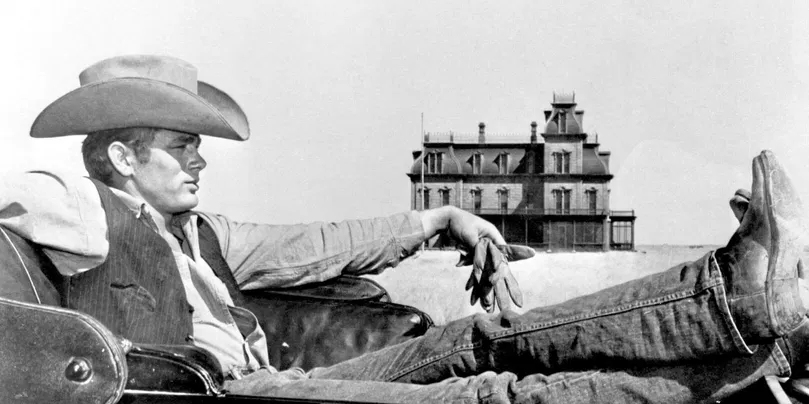 L'acteur James Byron Dean dans le film