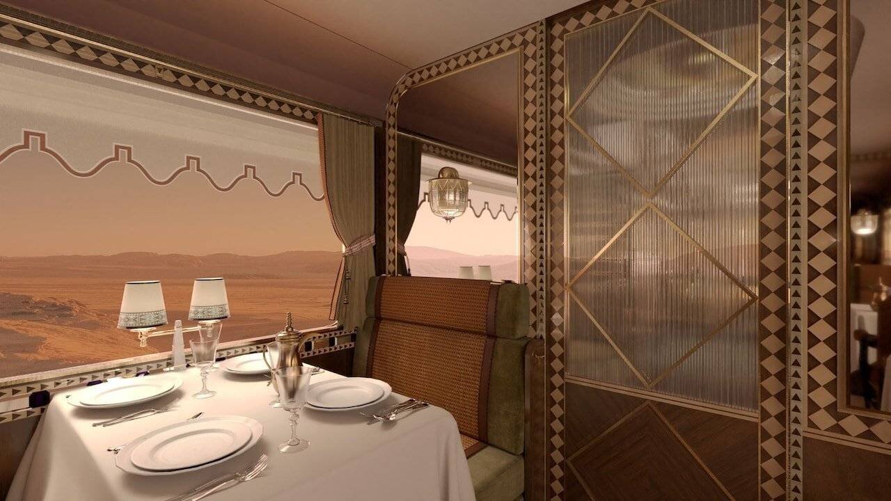 Restaurant dans le train