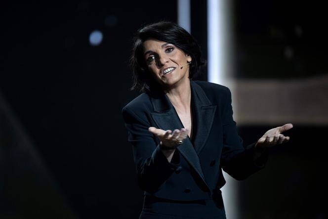 Florence Foresti, lors de la 45e cérémonie des césars, salle Pleyel, le 28 février 2020.
