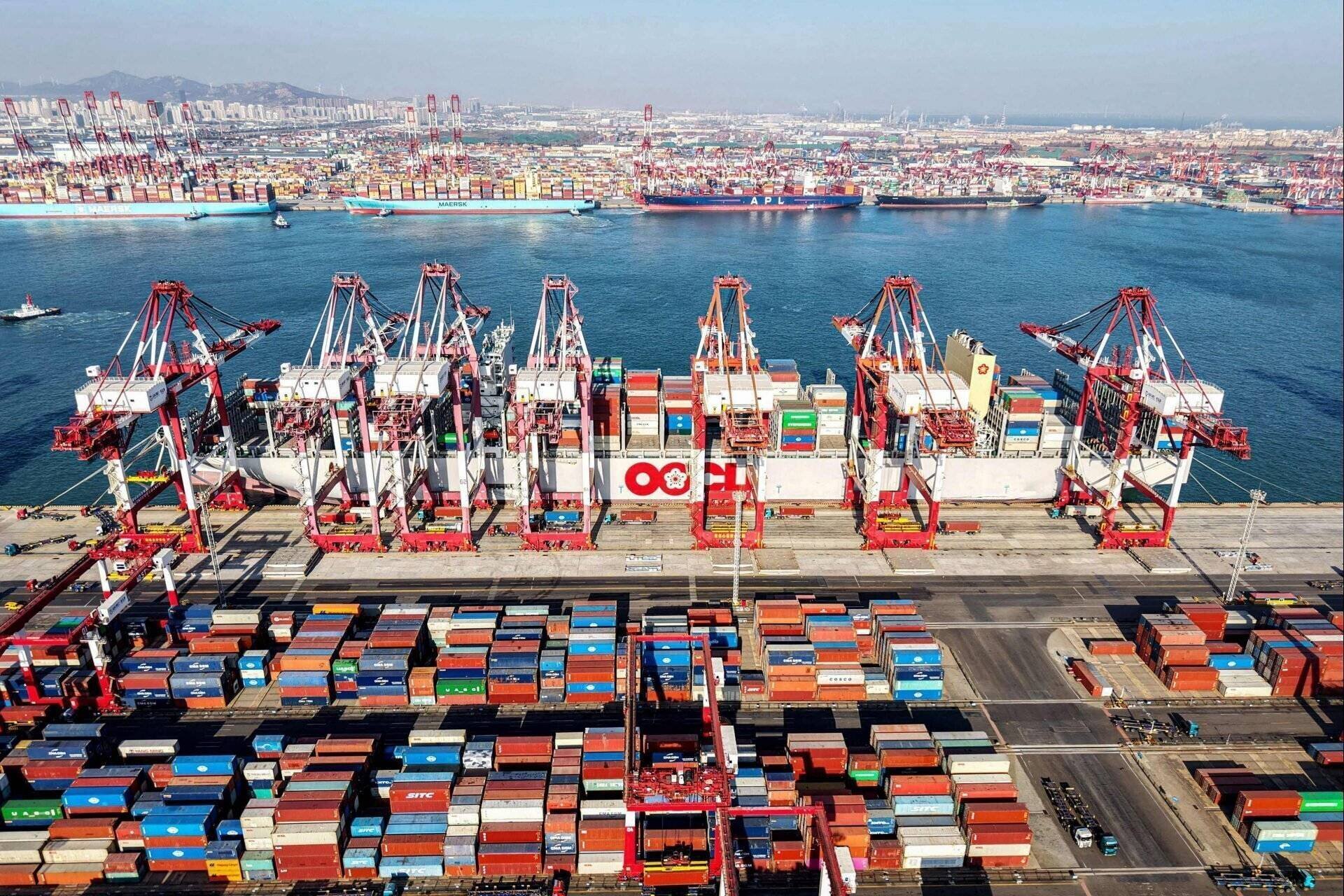 Container au port chinois | AFP