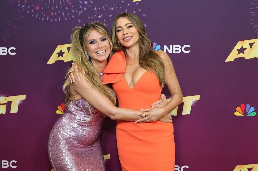 Heidi Klum avec Sofia Vergara.