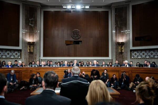 Robert F. Kennedy Jr. lors de son audition de confirmation.