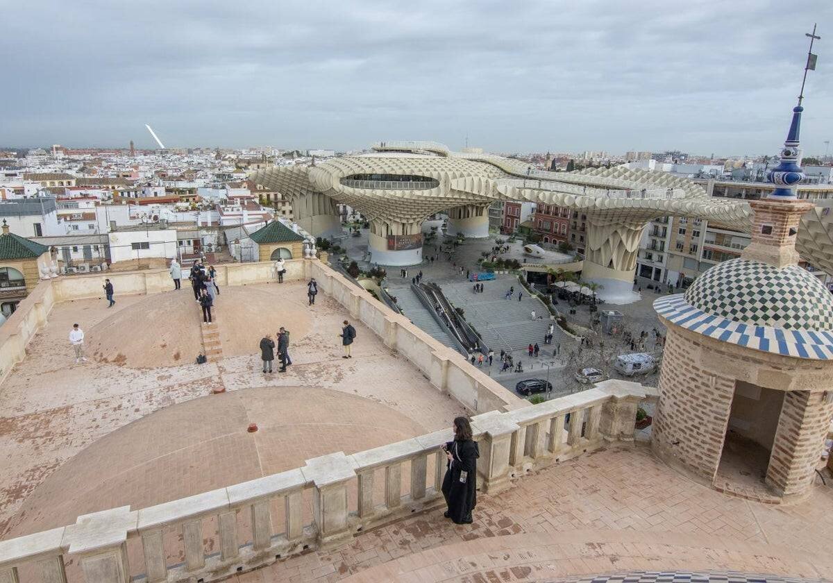 Vue de Séville depuis la cúpule de l'église de l'Annonciation
