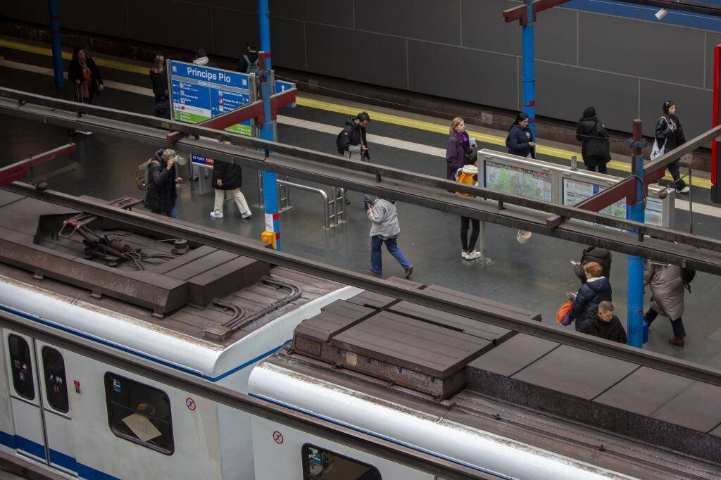Estación de Metro de Príncipe Pío.