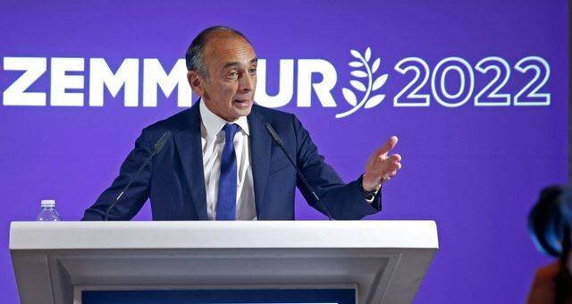 Eric Zemmour lors de la présidentielle 2022