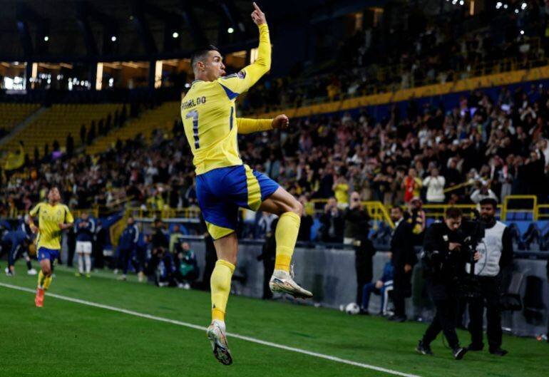 Ronaldo célèbre son but contre Al-Wasl.