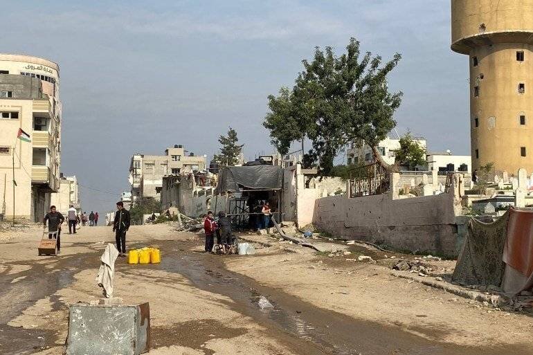 Destruction des puits à Gaza