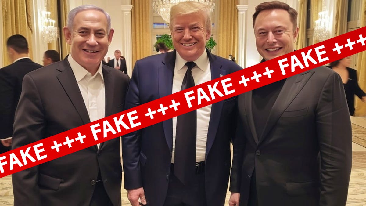 Image de Trump, Musk et Netanyahu