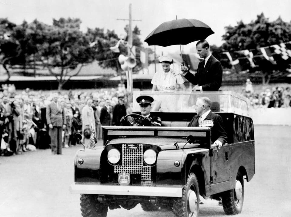 La Reine Elizabeth II au volant