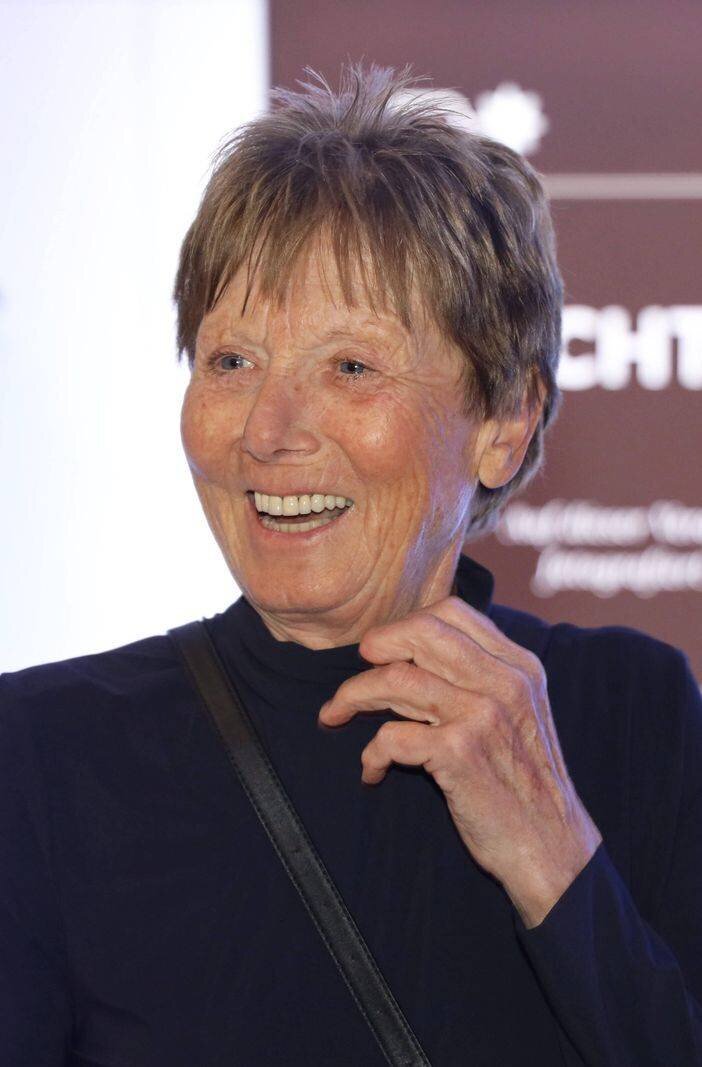 Annemarie Moser-Pröll lors de la Leonidas Gala à Salzbourg.