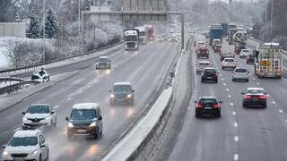Conditions de circulation difficiles due à la neige