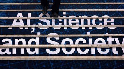 Un sommet sur l'IA se tient à Saclay, au sud de Paris, le 6 février 2025. (JOEL SAGET / AFP)