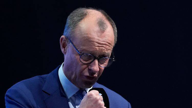 Friedrich Merz lors d'un événement politique