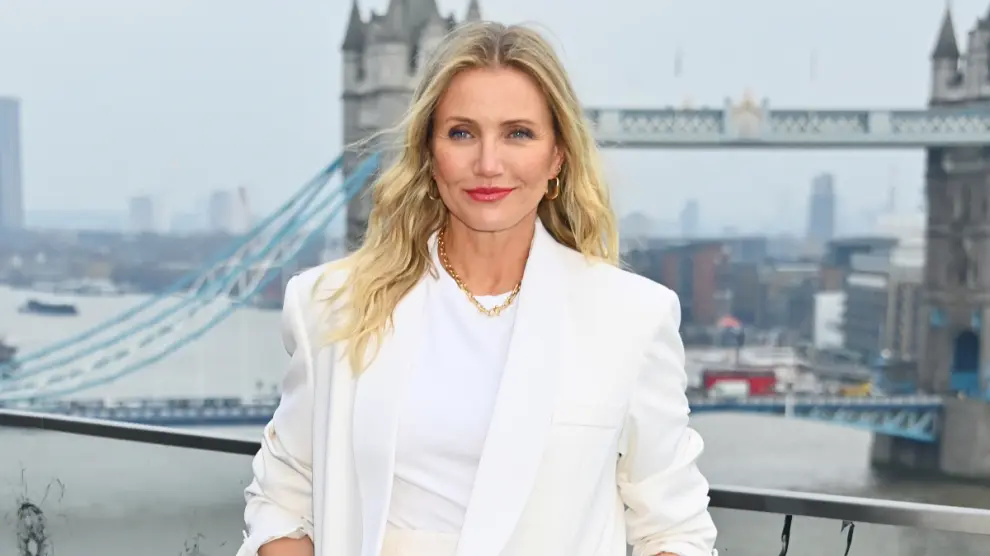 Cameron Diaz lors de la première de 'De retour à la action' à Londres