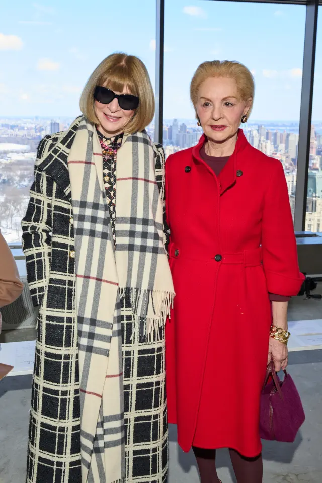 Anna Wintour et Carolina Herrera