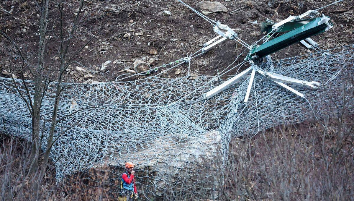 Filets de protection sur la RN90