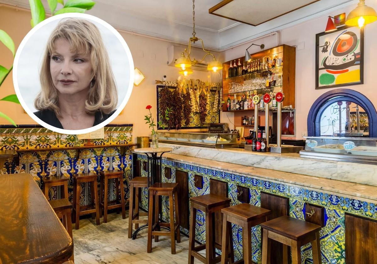 Najwa Nimri au restaurant Casa Macareno