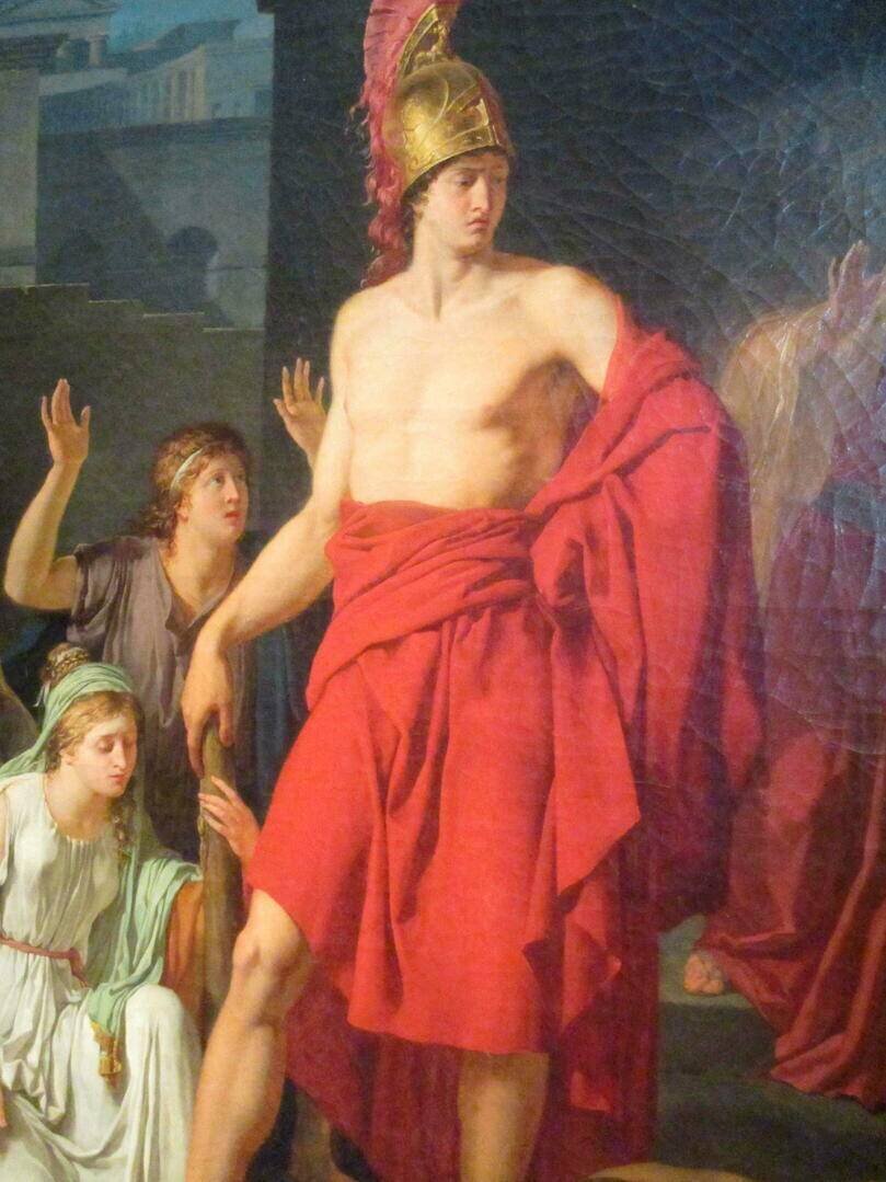 Thésée vainqueur du Minotaure.