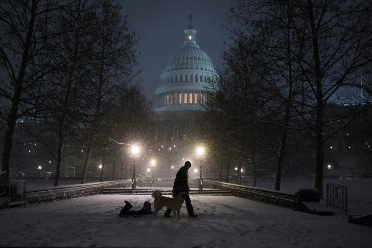 Neige à Washington D.C.