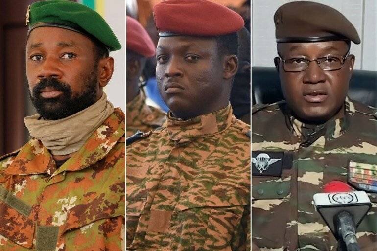 Leaders du Burkina Faso, du Niger et du Mali