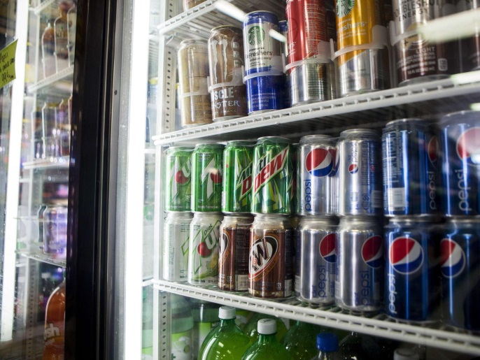 Cans of soda