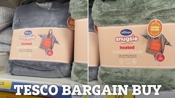 Hoodie chauffant chez Tesco