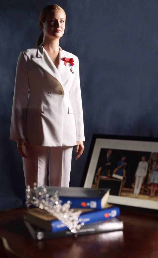 Statue de la princesse Leonor au musée de Cire de Madrid