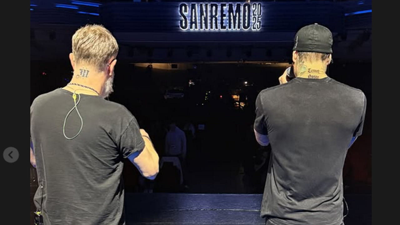 Fedez sur scène