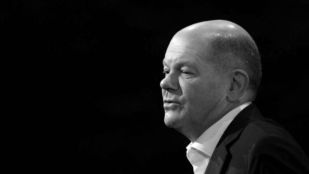 Olaf Scholz lors de l'événement à Schwerin