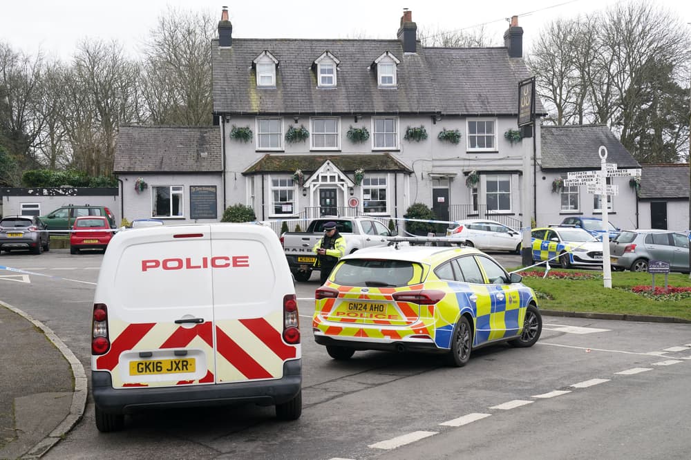 Lieux de la fusillade au pub à Kent