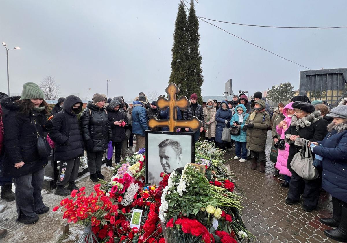 Hommage à Alexéi Navalni à Moscou