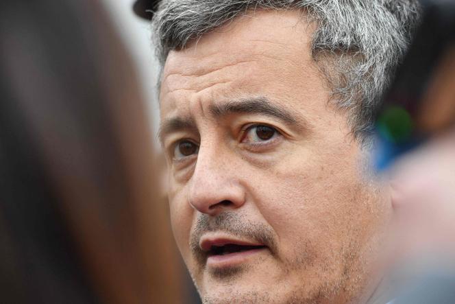 Le ministre de la justice, Gérald Darmanin, au centre pénitentiaire de Condé-sur-Sarthe, le 17 février 2025.