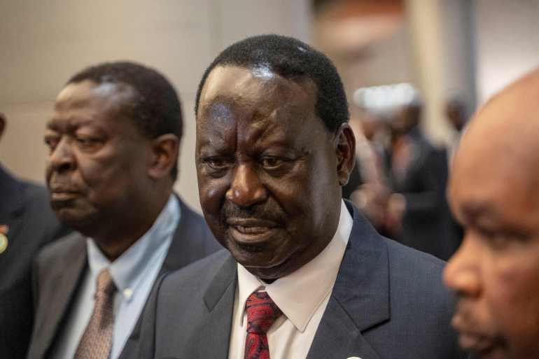 Raïla Odinga à Nairobi