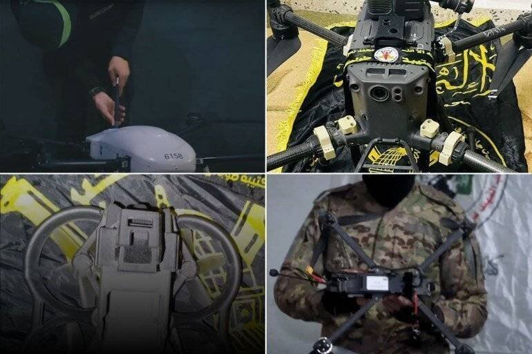 Drones abattus par la résistance palestinienne